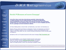 Tablet Screenshot of dms-montageservice.de